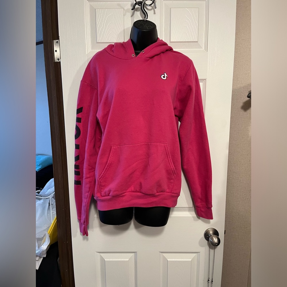 TikTok Pink Hoodie Size M